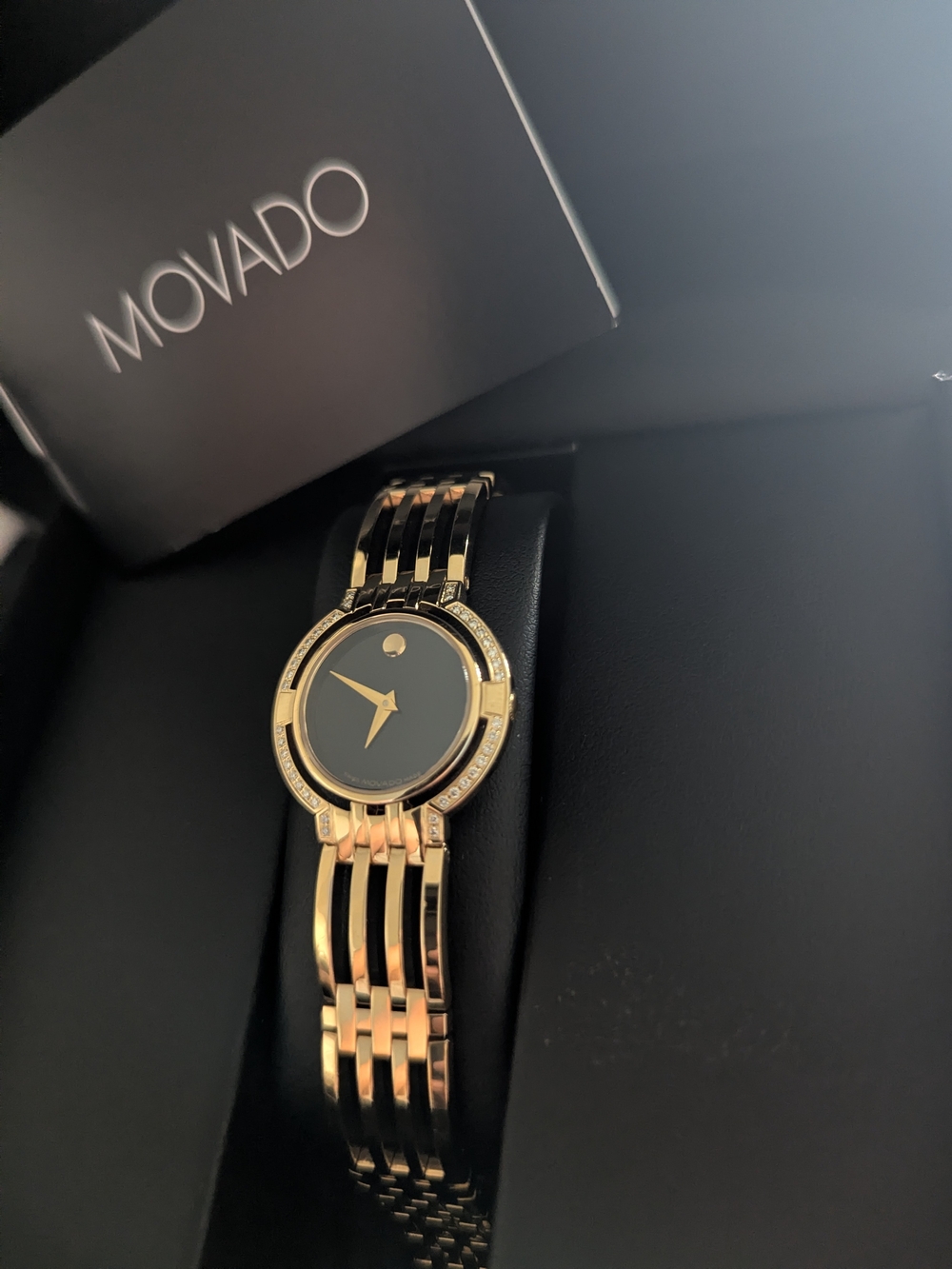 Movado Watch Women's DIAMOND GOLD Esperanza $2795